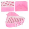 VILLFUL Triangular Litter Box for Guinea Pigs and Chinchillas, Durable Plastic view 2