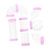 BESPORTBLE DIY Pink Plastic Hamster Maze with Reinforced Tunnel Exit view 1