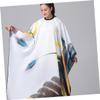 FRCOLOR White Hairdressing Cape, Polyester, Breathable view 4