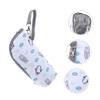 Hoement Oxford Fabric Insulated Baby Bottle Bag, Blue, Portable Travel Bottle Holder view 3
