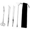 Stainless Steel Aquatic Plant Tool Set, 1 Set, Silver view 1