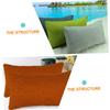 JEWEDECO 2 Sets Neck and Hand Pillows, Comfortable, Safe and Practical, 2 pcs × 2, Random view 2