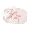 Pink Wrist Rest with Flamingo Pattern for Manicures, PU view 1