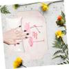 Pink Wrist Rest with Flamingo Pattern for Manicures, PU view 2