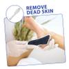 Stainless Steel and Silicone Callus Remover Foot File, Silver view 2