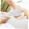 Stainless Steel and Silicone Callus Remover Foot File, Silver view 3