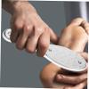 Stainless Steel and Silicone Callus Remover Foot File, Silver view 4