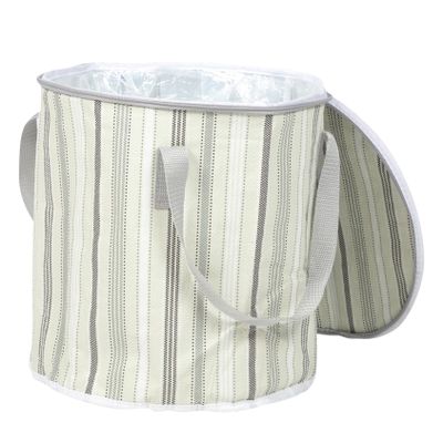 Large Green Foldable Travel Foot Bath Tub with Zipper