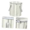 Large Green Foldable Travel Foot Bath Tub with Zipper view 3