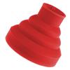 Beatifufu Foldable Red Silicone Hair Dryer Diffuser view 1