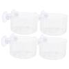 Milisten Aquarium Plant Holder with Splash-Proof Design - 4 Pieces view 1