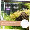 Milisten Aquarium Plant Holder with Splash-Proof Design - 4 Pieces view 2