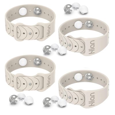 Hion 2 Pairs Motion Sickness Relief Wristbands, Travel Acupressure Bands, Starlight
