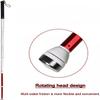 ZMQU Folding Telescopic Blind Cane, 9 Sections, 118–138 cm view 2