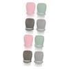 Beatifufu 8-Piece Silicone Travel Bottles for Shampoo, Conditioner and Lotion with Storage Bag view 1