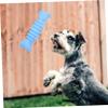 TOGEVAL Dog Toy for Aggressive Chewers, Interactive TPR Fishbone for Dental Care, Teething and Stress Relief view 3