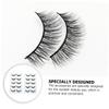 PLAFOPE 10 Pairs of Realistic Synthetic-Fiber False Eyelashes view 2