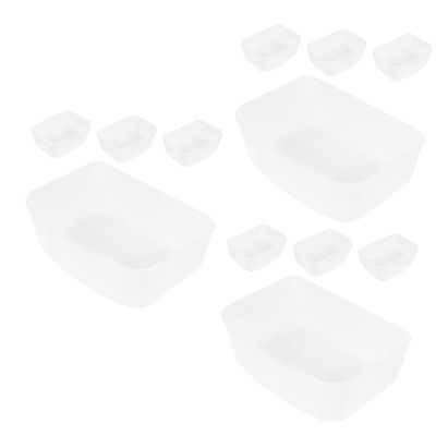 BESPORTBLE 12-Pack Small Pet Food Bowls, Portable
