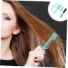 Mikinona 4-Piece Scalp Hair Comb and Brush Set, Wet and Dry Styling, Green Plastic Box Kit view 3