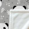 Twig Green Geometry Flannel Blanket for Girls, Children and Babies, 150 x 200 cm view 4