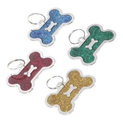 Round Alloy Dog Tag with Engraving for Collar