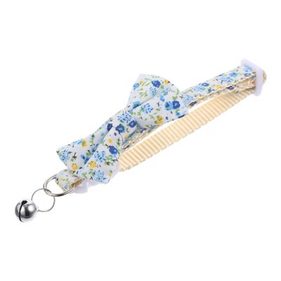Hohopeti Adjustable Cat Collar with Bell and Bow Tie