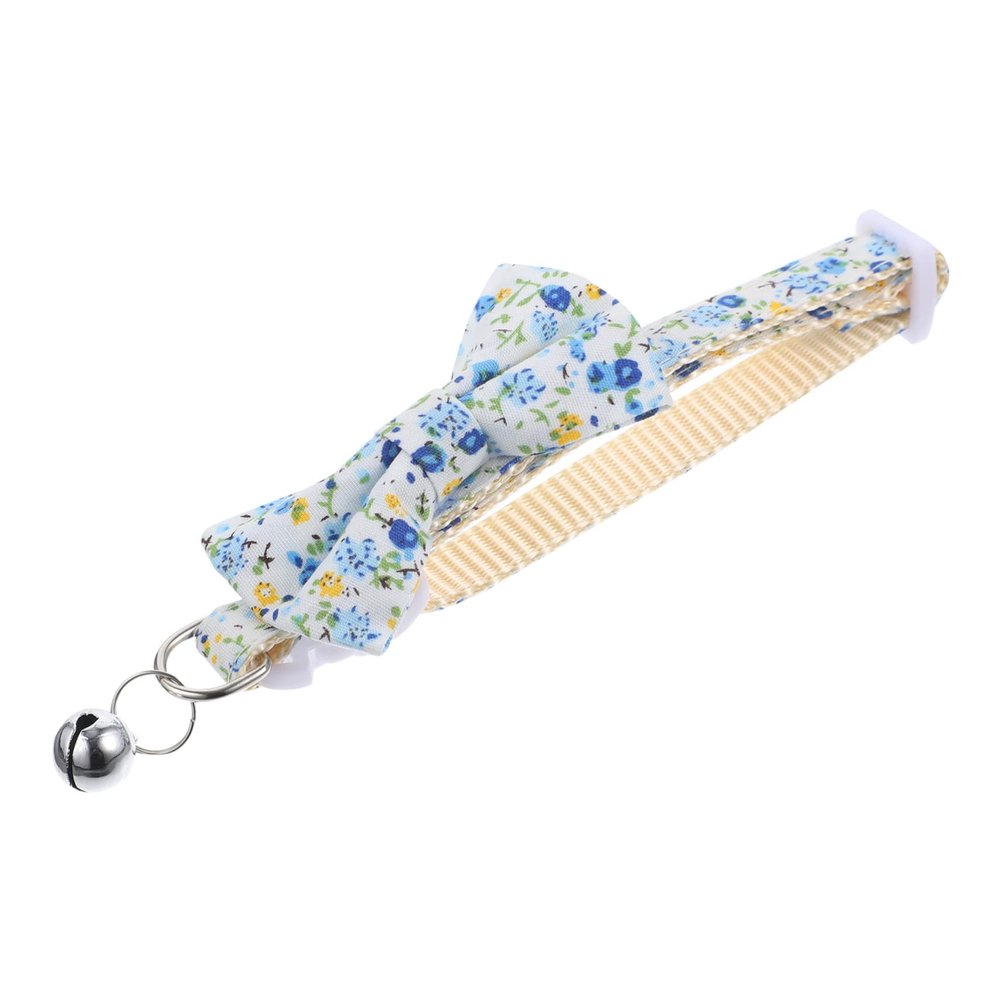 Hohopeti Adjustable Cat Collar with Bell and Bow Tie