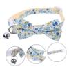 Hohopeti Adjustable Cat Collar with Bell and Bow Tie view 3