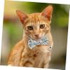 Hohopeti Adjustable Cat Collar with Bell and Bow Tie view 4