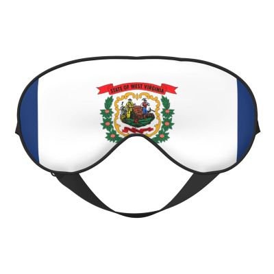 West Virginia State Flag Silk Sleep Mask