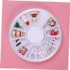 FRCOLOR Nail Art Stickers and Christmas Tree Nail Studs view 3