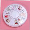 FRCOLOR Nail Art Stickers and Christmas Tree Nail Studs view 4