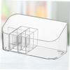HAPINARY Transparent PS Cosmetic Organizer with Sliding Compartment view 4