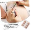 HONMEET 6 Pairs of Removable Silicone Practice Eyelids for Eyelash Extensions view 2