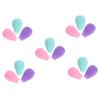 HONMEET 15-Piece Silicone Makeup Brush Protective Covers, Mint Green view 1