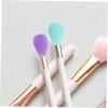 HONMEET 15-Piece Silicone Makeup Brush Protective Covers, Mint Green view 2
