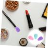 HONMEET 15-Piece Silicone Makeup Brush Protective Covers, Mint Green view 3