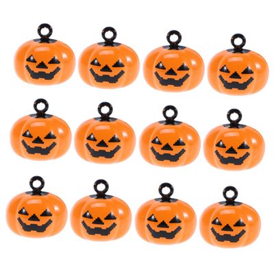 Parliky 12-Piece Pumpkin-Shaped Pet Bell Set