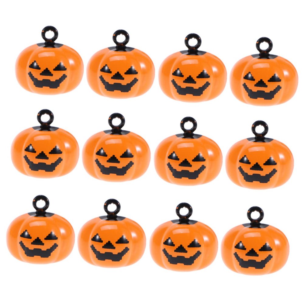 Parliky 12-Piece Pumpkin-Shaped Pet Bell Set