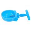 CORHAD Plastic Drinking Cups, 4-Pack, Large Capacity, Blue, Easy to Clean and Leak-Free, for Rabbits, Pet Cages and Home view 1