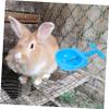 CORHAD Plastic Drinking Cups, 4-Pack, Large Capacity, Blue, Easy to Clean and Leak-Free, for Rabbits, Pet Cages and Home view 3