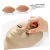 Silicone Artificial Eyelid Model, Khaki, 3 Pairs view 4