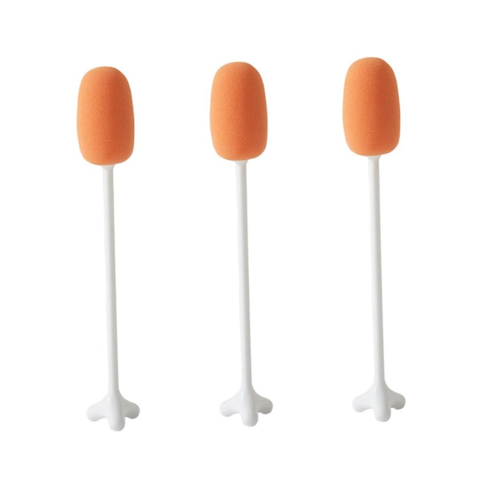 KOMBIUDA 3-Piece 360° Bottle-Neck Sponge Brush Set