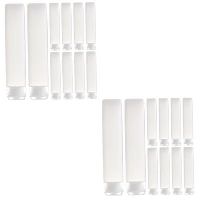 Healeved 20-Piece Refillable Travel Bottles for Lotion, Shampoo, Shower Gel, and Cosmetics