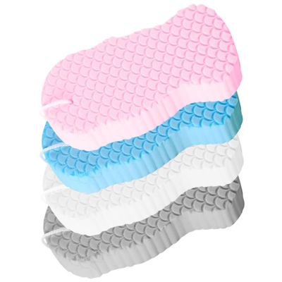 WOONEKY 4-Piece Baby Bath Sponge Set for Newborns
