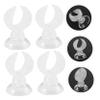 Parliky Aquarium Suction Cup Clips, 4-Pack, Adjustable Plastic Hose Clamps with Release Clips view 2