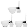 HAPINARY 3-Piece Hair Dye Brush and Bowl Set, White Bowl and Brush view 3