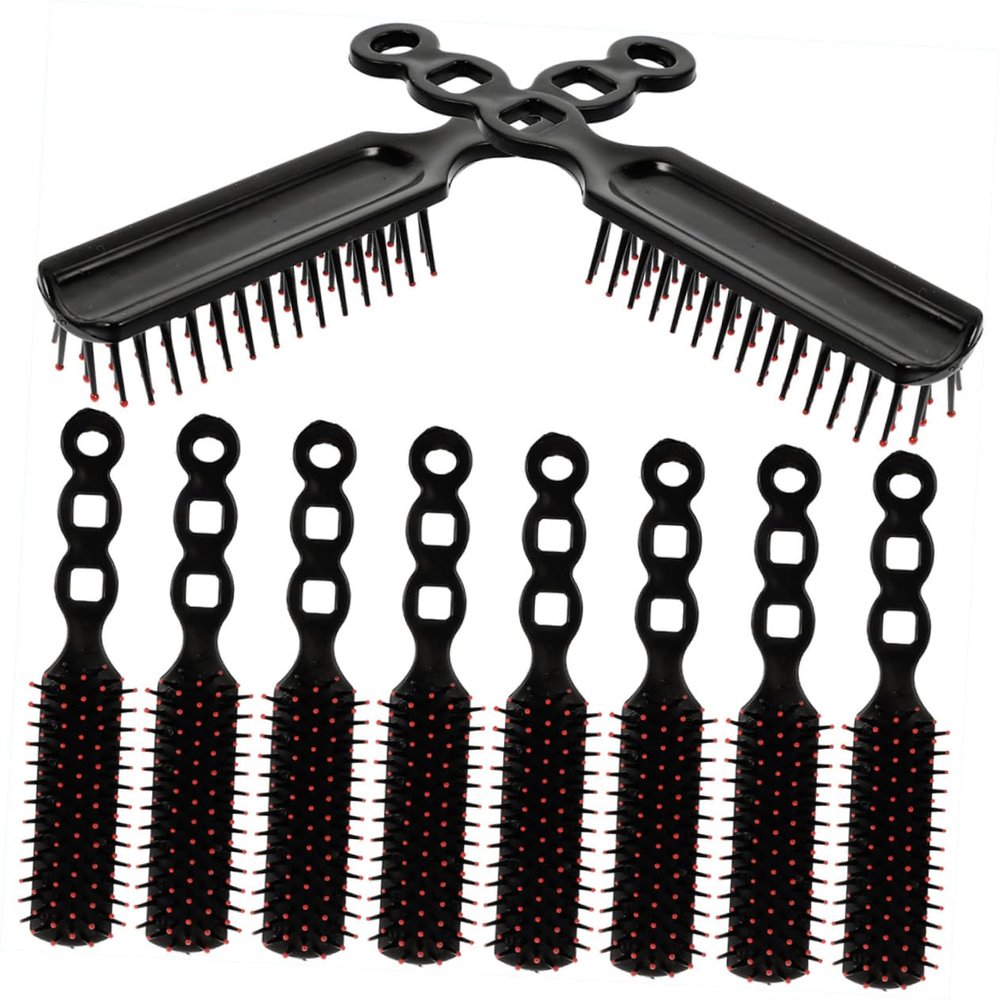 24-Pack Black PP Hair Combs for Curly Hair and Women