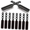 24-Pack Black PP Hair Combs for Curly Hair and Women view 1