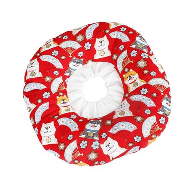 WOONEKY Pet Dog Headgear - Adjustable Recovery Collar for Small Dogs and Cats